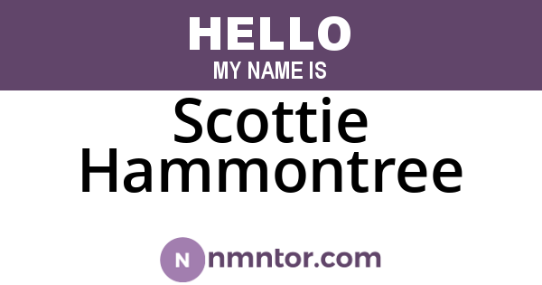 Scottie Hammontree