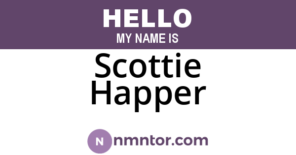Scottie Happer