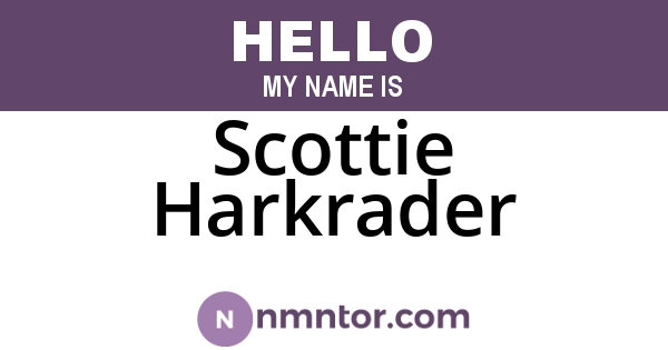 Scottie Harkrader