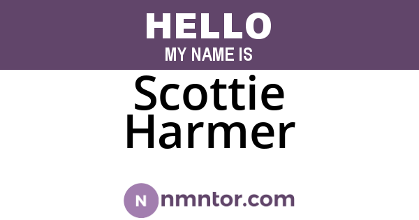Scottie Harmer