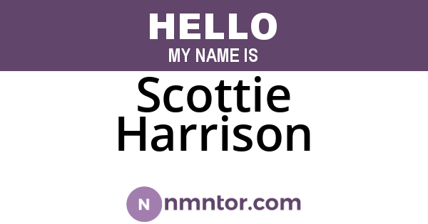 Scottie Harrison