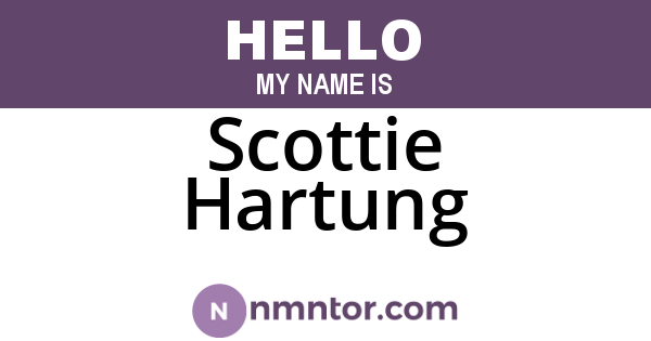 Scottie Hartung