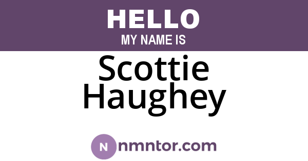 Scottie Haughey