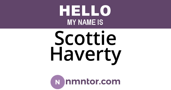 Scottie Haverty