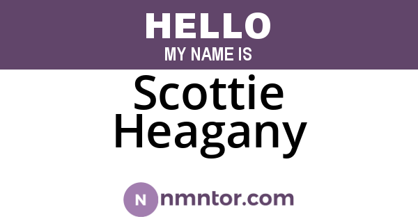 Scottie Heagany