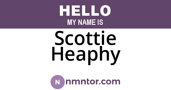 Scottie Heaphy