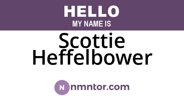 Scottie Heffelbower
