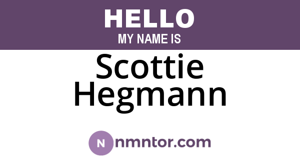 Scottie Hegmann