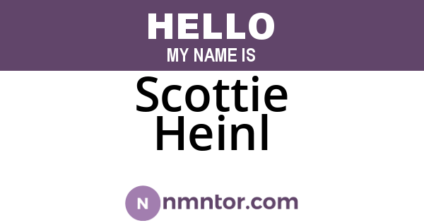 Scottie Heinl