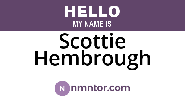 Scottie Hembrough