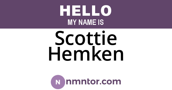 Scottie Hemken