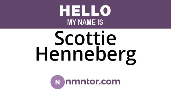 Scottie Henneberg
