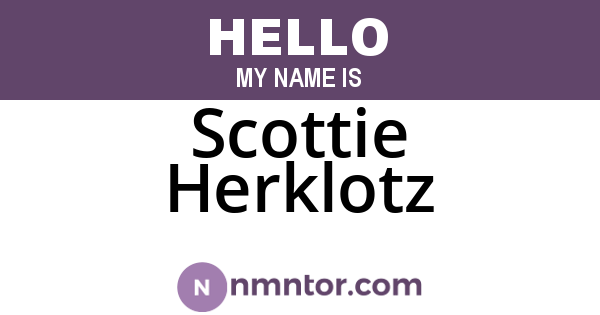 Scottie Herklotz