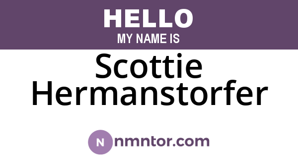 Scottie Hermanstorfer