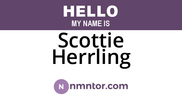 Scottie Herrling