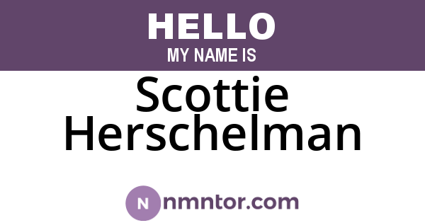 Scottie Herschelman