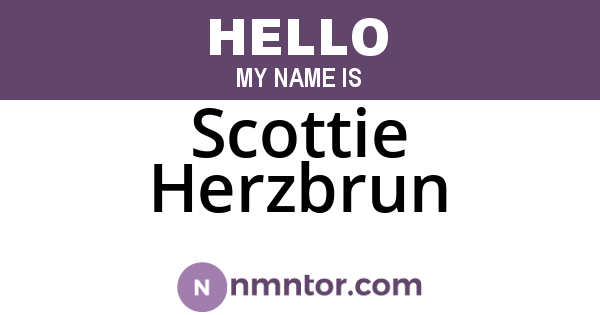Scottie Herzbrun