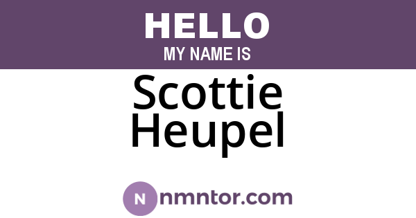 Scottie Heupel