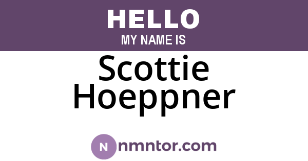 Scottie Hoeppner