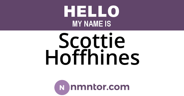 Scottie Hoffhines