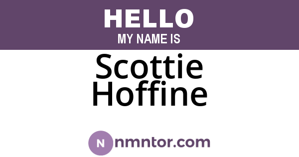 Scottie Hoffine