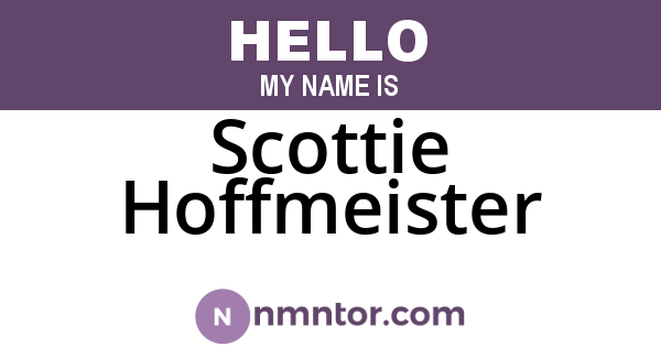 Scottie Hoffmeister