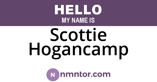 Scottie Hogancamp