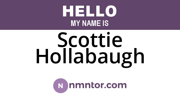 Scottie Hollabaugh