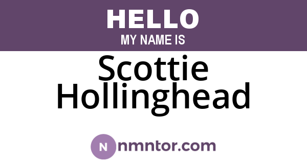 Scottie Hollinghead