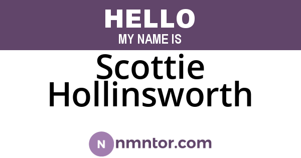 Scottie Hollinsworth