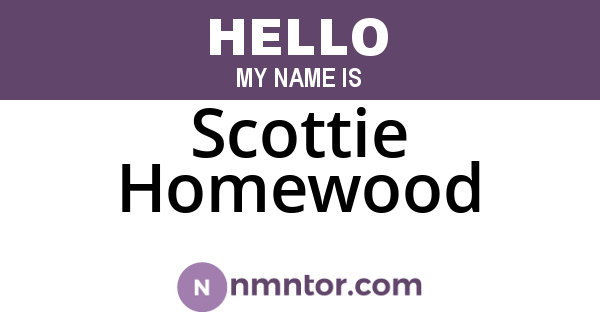 Scottie Homewood