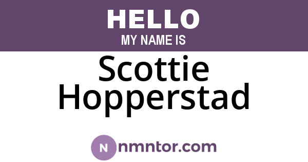 Scottie Hopperstad