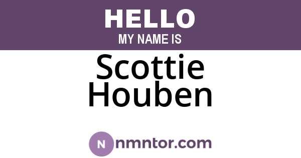 Scottie Houben