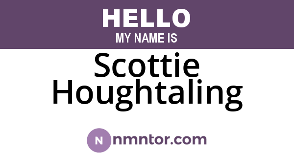 Scottie Houghtaling