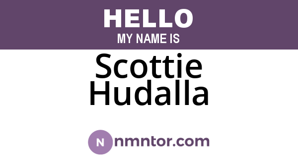 Scottie Hudalla