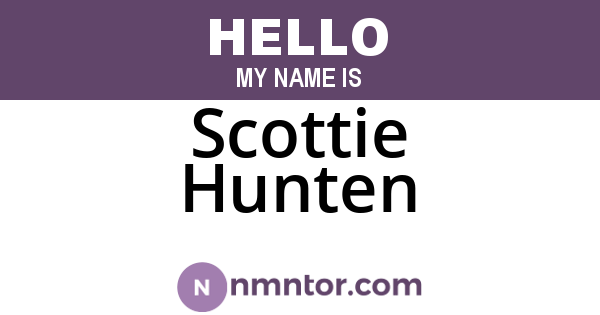 Scottie Hunten