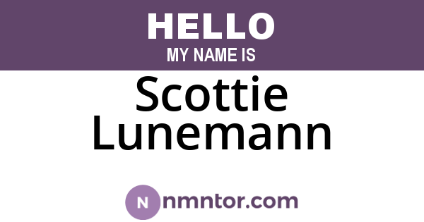 Scottie Lunemann