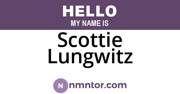 Scottie Lungwitz