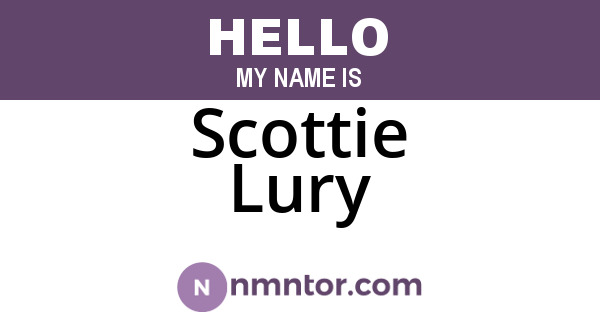 Scottie Lury