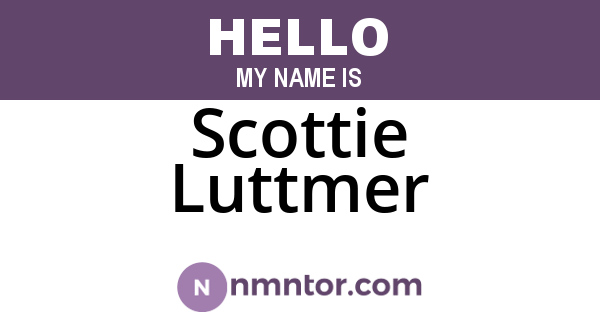 Scottie Luttmer