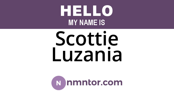 Scottie Luzania