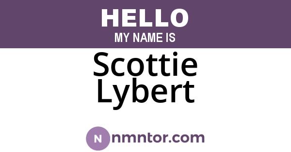 Scottie Lybert