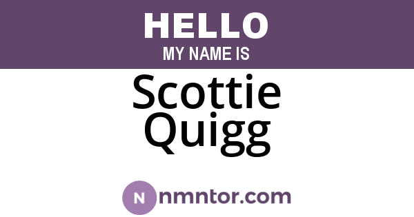 Scottie Quigg