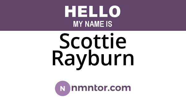 Scottie Rayburn