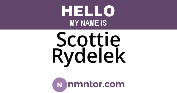 Scottie Rydelek