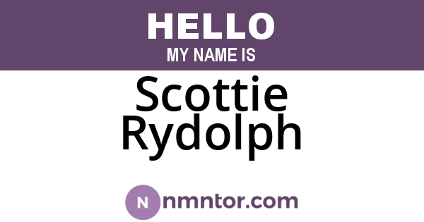 Scottie Rydolph