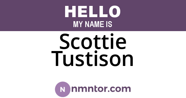 Scottie Tustison