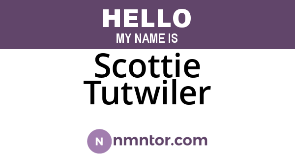 Scottie Tutwiler