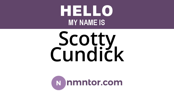 Scotty Cundick