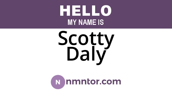 Scotty Daly